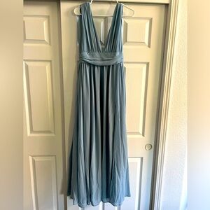 Lulu’s light blue maxi dress. Size small.